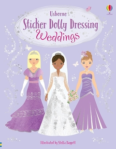 WEDDINGS STICKER DOLLY DRESSING