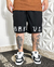 Shorts Tactel Surfavel “SRFVL” - Preto/Branco na internet