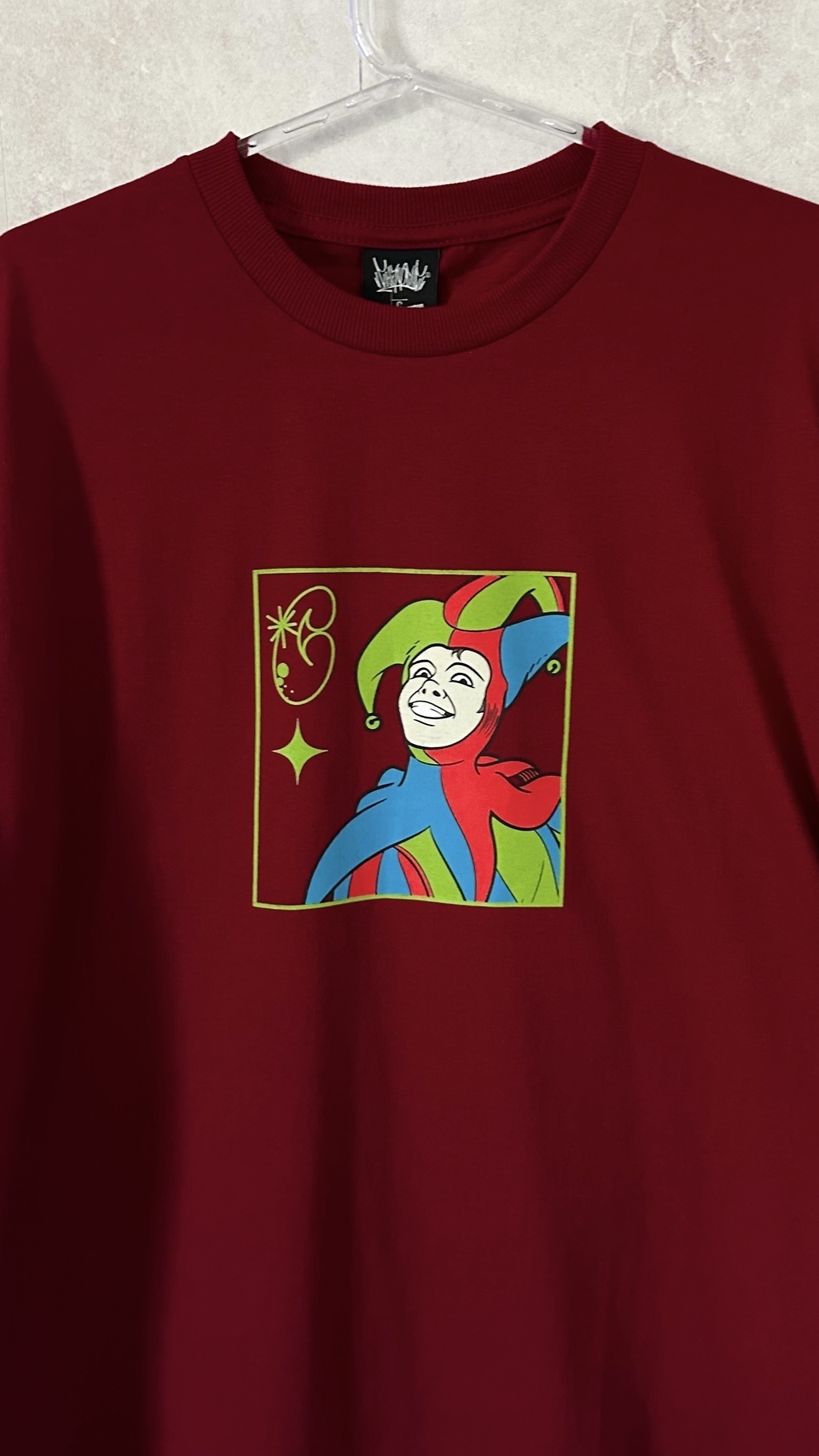 Camiseta Chronic Joker Vinho Garoto Urbano