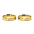 Par de Alianças de Casamento Noivado Ouro 18K - Beveled 3mm - comprar online