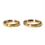 Par de Alianças de Casamento Noivado Ouro 18K - Lorena - comprar online