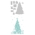 SIZZIX SET TROQUELES Y CARPETA DE EMBOSSING NAVIDAD SPARKLE TREE - comprar online