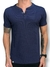 Camiseta M.artt MC Henley Azul Marinho