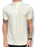 Camiseta Austin Gola Padre Slim Cotton Creme