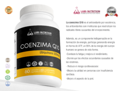 Coenzima Q10 300 Mg - Antioxidante, Energia (60 Capsulas) - comprar online