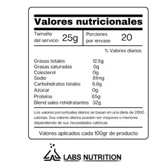 Post Entreno (500 grs) - Labs Nutrition