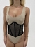 Body Anitta - Cavado Com detalhe de botão no Seio - comprar online