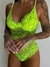 Body Donatela - Renda - Bicolor Amarelo Neon - comprar online