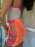 Conjunto Kardashian - Body + Saia - Laranja/Pink na internet