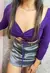 Cropped Gringa - Roxo - Sale