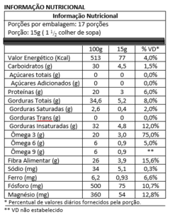 Linhaça Dourada em Grãos - 250g na internet