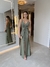 Vestido longo Priscilla verde oliva - comprar online