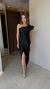 Vestido Midi babado Prada / preto - comprar online