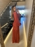 Vestido longo tule Sofia terracota - comprar online