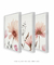 Conjunto 3 Quadros Decorativos Craft Flowers - Emoldurei Store