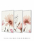 Imagem do Conjunto 3 Quadros Decorativos Craft Flowers