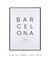 Quadro Cidade de Barcelona - Emoldurei Store