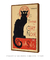 Quadro Decorativo Chat Noir Gato Preto by Théophile Steinlen - comprar online