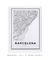 Quadro Mapa de Barcelona - loja online