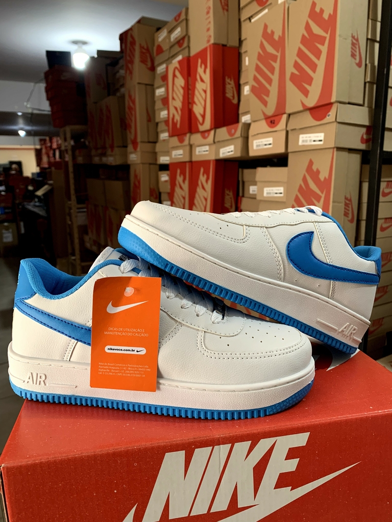 AIR FORCE 1 -BRANCO/AZUL