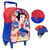 Kit Mochila De Rodinhas Princesa Branca De Neve Disney Original + Estojo + Lancheira Escolar - PAPELARIA STORE