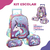 Kit Mochila De Rodinhas + Lancheira + Estojo Unicórnio Poney Escolar Infantil Teen Feminina - PAPELARIA STORE