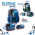 Kit Escolar Mochila de Rodinhas + Lancheira + Estojo Futebol Soccer ChampionsChip Infantil - G - PAPELARIA STORE