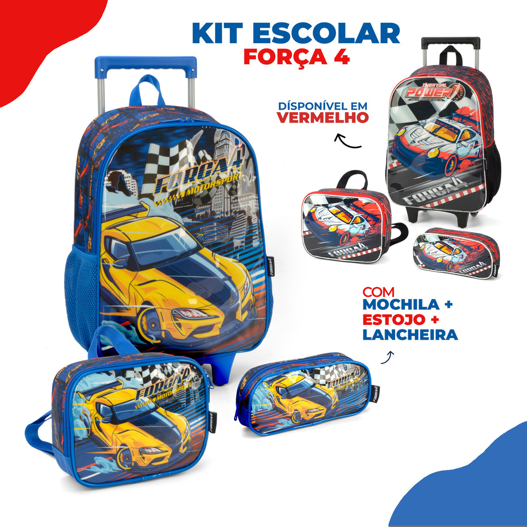 Kit 4 Quadros Carro de Corrida com Nome para Decoração Infantil