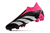 Chuteira Adidas Predator Accuracy Campo Unissex Cano Alto - Elite / PRETO + ROSA - FuteMShoes - Site Oficial