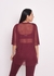 Blusa de Tule Nina - Marsala na internet