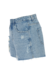 Short mari azul claro destroyed - loja online