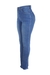 Calça skinny azul andreza de cintura alta com botões de pressão forrado, foto da lateral still.