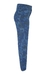 Calça jeans reta azul camuflada - loja online