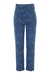 Calça jeans reta azul camuflada - Andreza Chagas | Premium Denim | Jeans Sustentável 