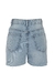 Short isa pence frente azul claro - Andreza Chagas | Premium Denim | Jeans Sustentável 