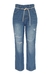 Calça jeans reta destroyed com torçal na internet