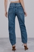 Calça jeans cenoura azul médio - comprar online