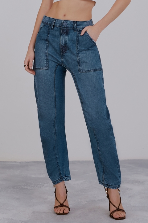 Calça jeans cenoura feminina cheap