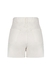 Short jeans off-white com cós duplo - Andreza Chagas | Premium Denim | Jeans Sustentável 