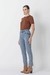 Calça jeans reta azul clara - comprar online