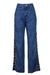Calça jeans wide leg anita azul médio na internet