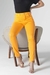 Calça jeans skinny april laranja