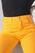 Calça jeans skinny april laranja na internet