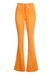 Calça jeans flare april laranja - loja online