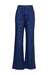 Calça jeans wide leg azul marinho maisa na internet
