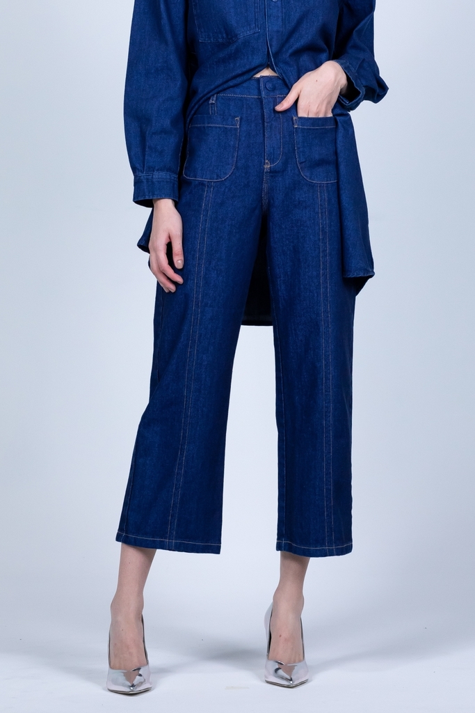 Pantacourt azul new arrivals