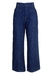 Calça jeans pantacourt azul marinho jolie - comprar online