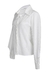 Camisa de Mangas Longas em Tricoline Branca com Respingos Ada - comprar online