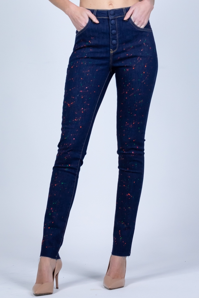 Calça jeans azul marinho outlet