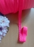 Elástico Partido Crochet 16 mm Rosa Fluo x mt